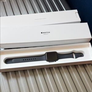 Apple Watch Series 3 - Space Gray Case with Black Sport Band